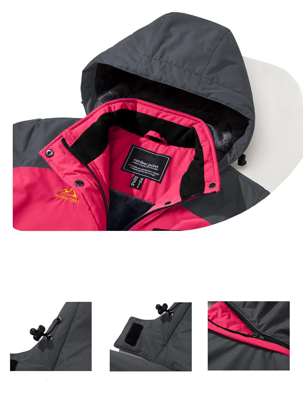 Jaqueta Parka Impermeável Feminina - AlmaChic