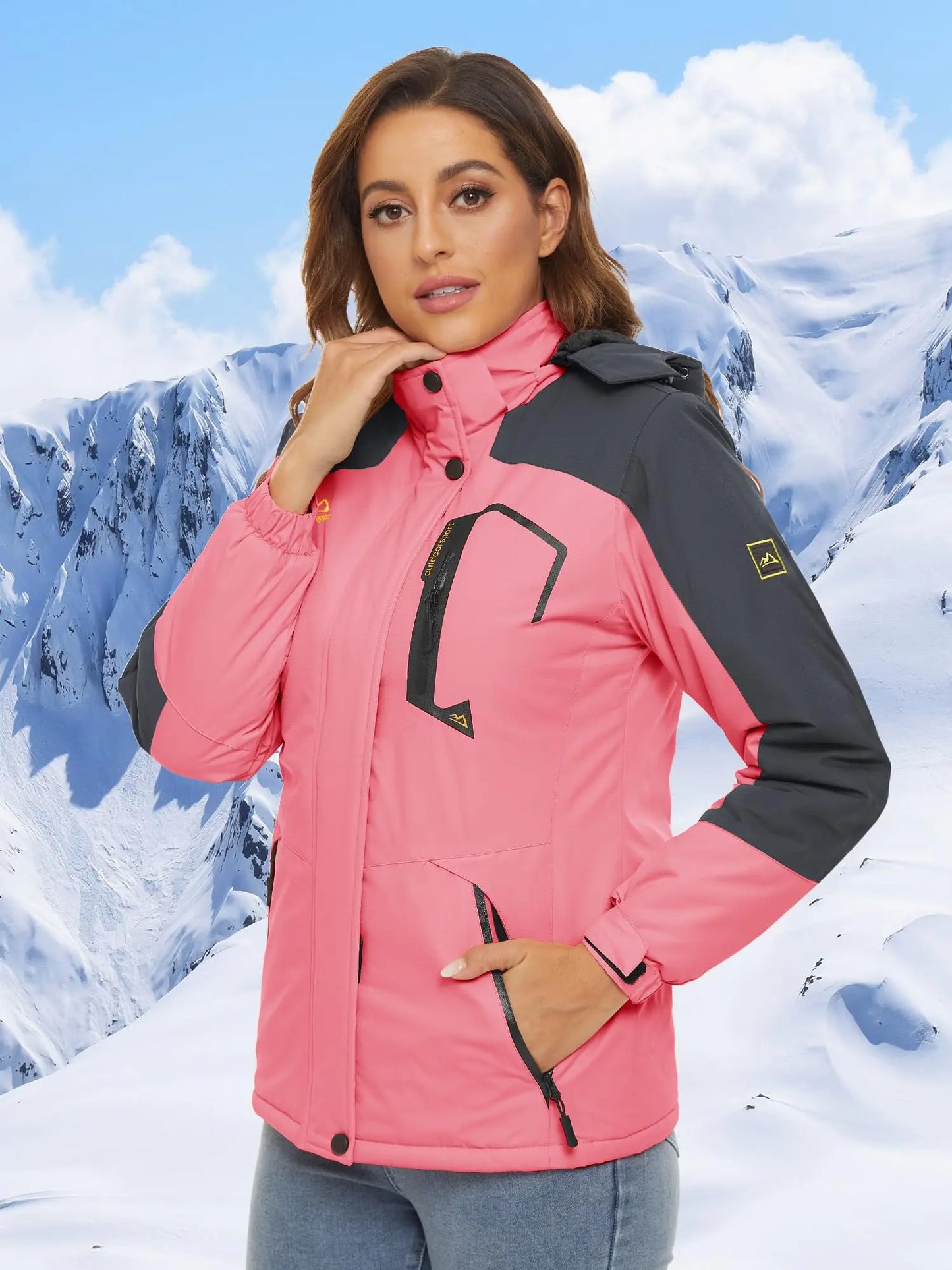 Jaqueta Parka Impermeável Feminina