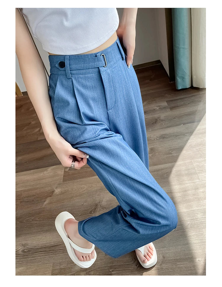 Calça Drapeada Elysian - AlmaChic