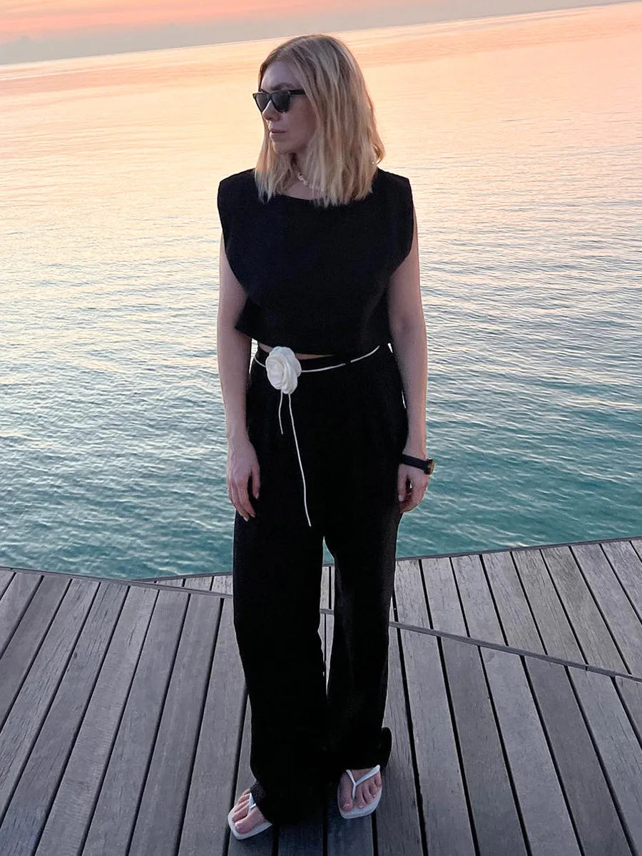 Conjunto de Algodão e Linho Comfy - AlmaChic