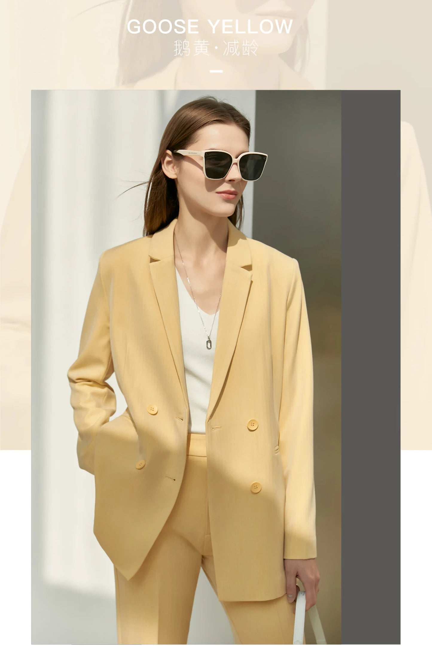 Amii minimalismo primavera terno escritório senhora blazer conjunto feminino rendas vneck tanques de cintura alta calças femininas shorts outfits 12060909