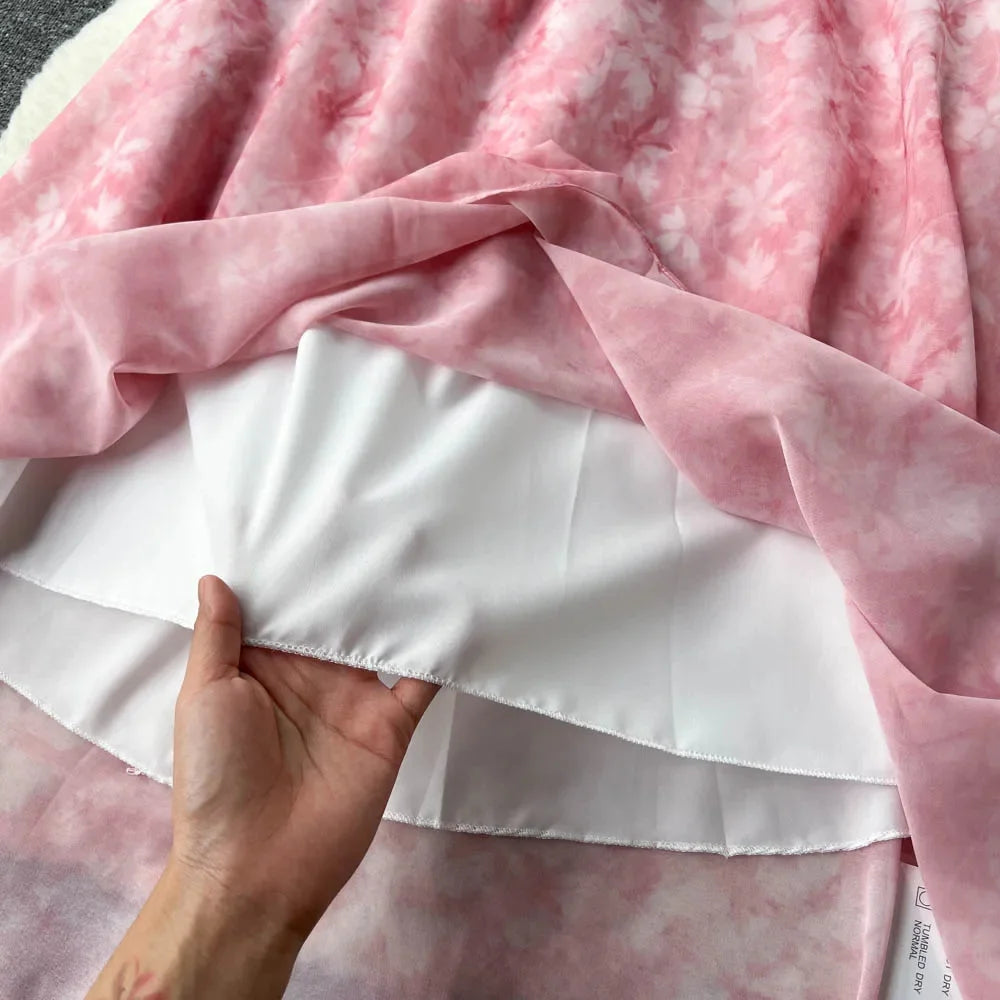 Vestido Floral Ruched - AlmaChic