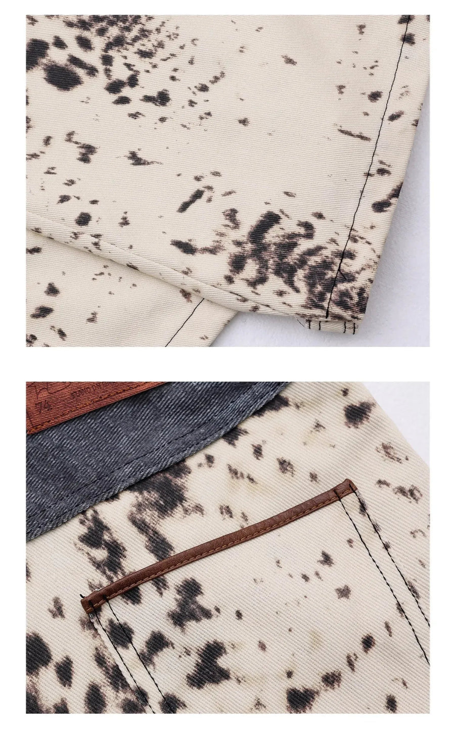 Jeans Calça Feminina Mireille Patchwork