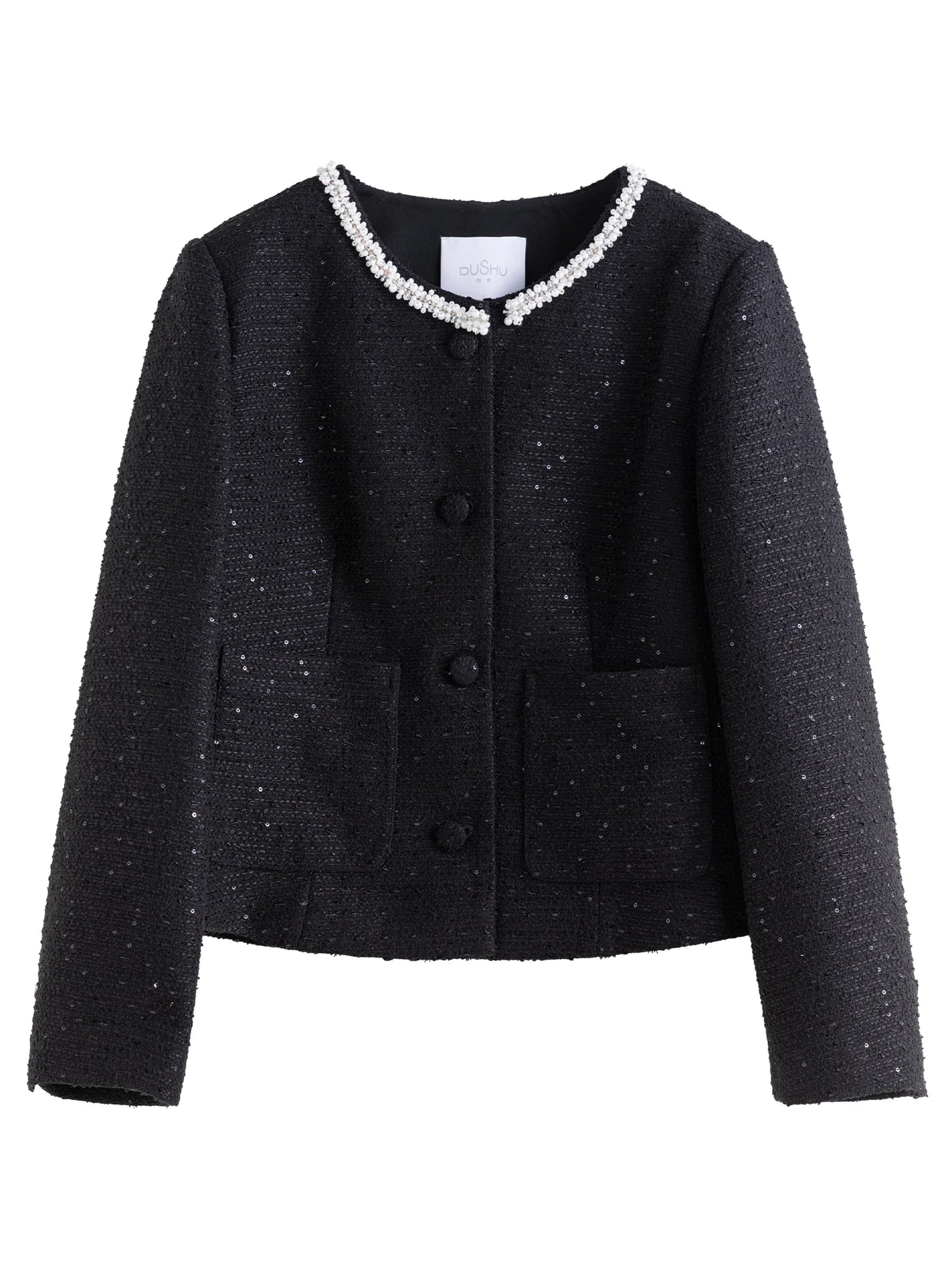 Terno elegante de renda frisada para mulheres, casaco feminino, saia, camisa chique, roupa de escritório, feito à mão, novo design, outono, 2022