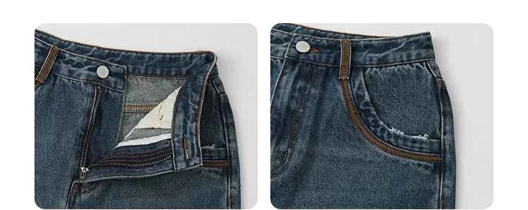 Calça Jeans Feminina Wide Leg Plus Size - AlmaChic