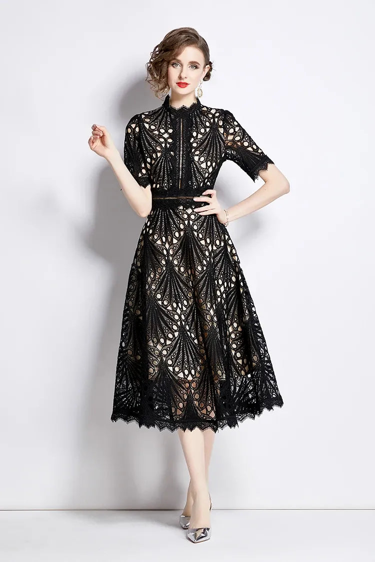 Vestido de Renda Elegante Florence