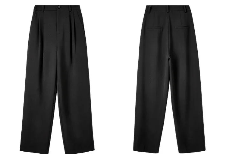 Sentubila mulher 3 peça conjunto roupas 2025 outono moda escritório wear preto colete blazer jaquetas perna larga calça conjunto 141z53019