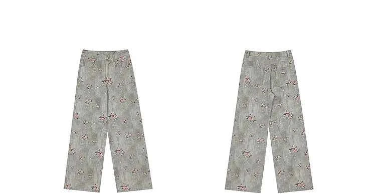 Calça Jeans Feminina Comfy Florido - AlmaChic