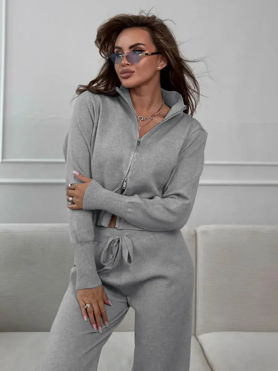 Conjunto Feminino Malha Conforto Elegante Élise