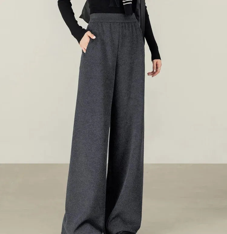 Calça de Lã Feminina Céline — Conforto Inteligente para Dias Frios