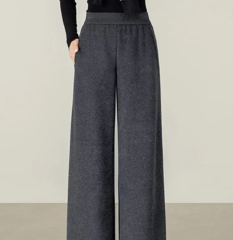 Calça de Lã Feminina Céline — Conforto Inteligente para Dias Frios