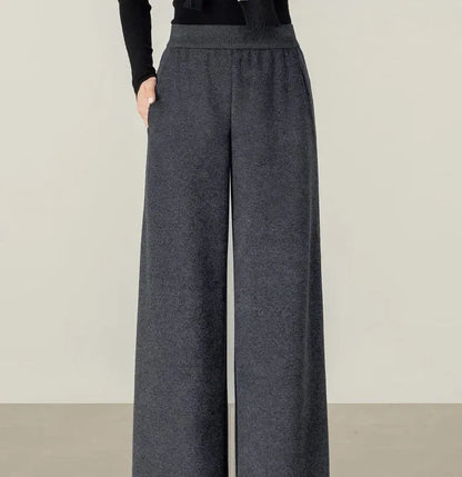 Calça de Lã Feminina Céline — Conforto Inteligente para Dias Frios