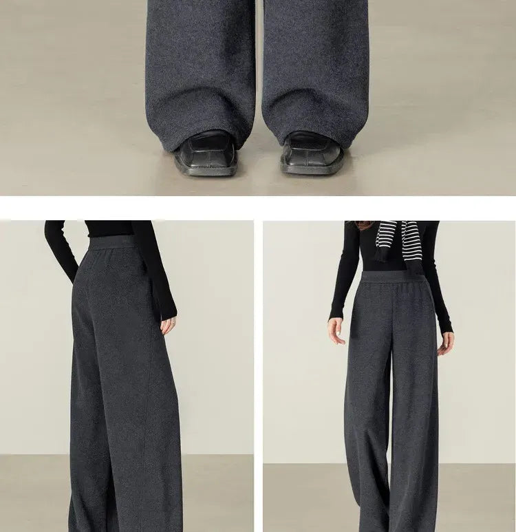 Calça de Lã Feminina Céline — Conforto Inteligente para Dias Frios