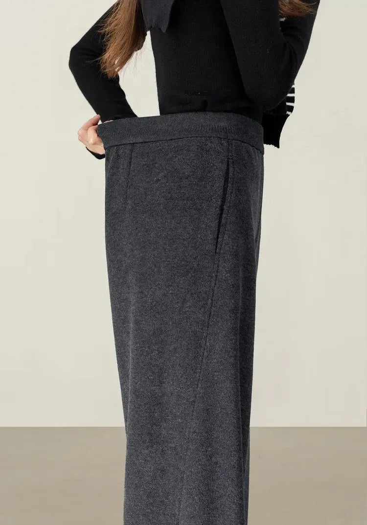 Calça de Lã Feminina Céline — Conforto Inteligente para Dias Frios