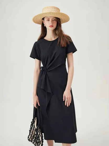 Vestido Midi Feminino Linha A Conforto Essencial Claire