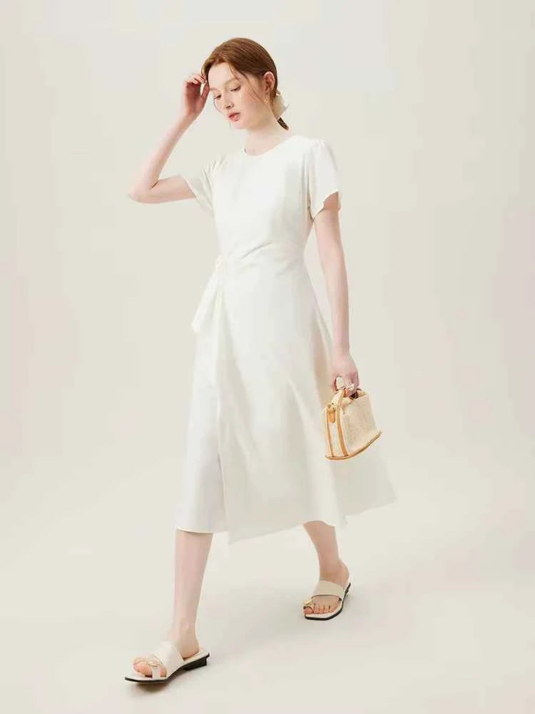 Vestido Midi Feminino Linha A Conforto Essencial Claire