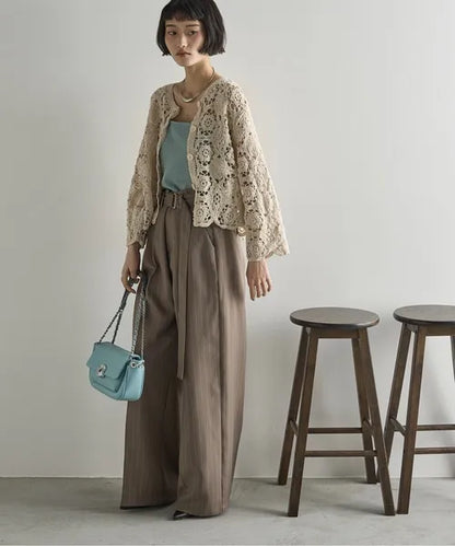 Cardigan de Crochê Rendado Lia Bohème – Leve, Versátil & Atemporal