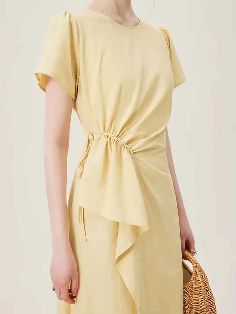 Vestido Midi Feminino Linha A Conforto Essencial Claire