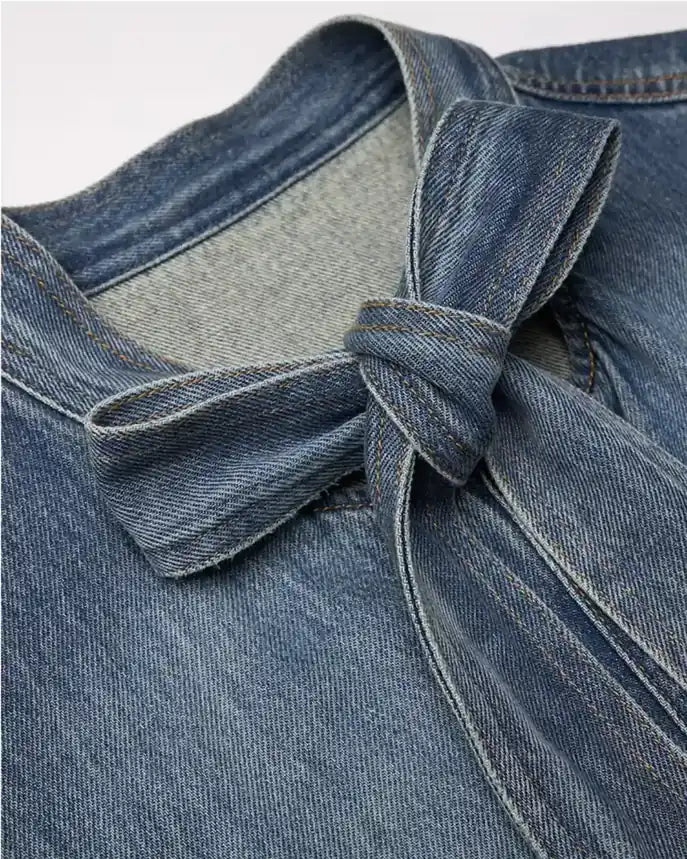 Colete Jeans Feminino Aurora Patch