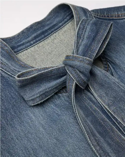 Colete Jeans Feminino Aurora Patch