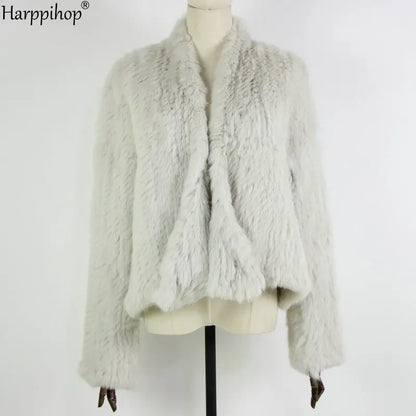 Casaco de Pele de Coelho Feminino Harpp - AlmaChic