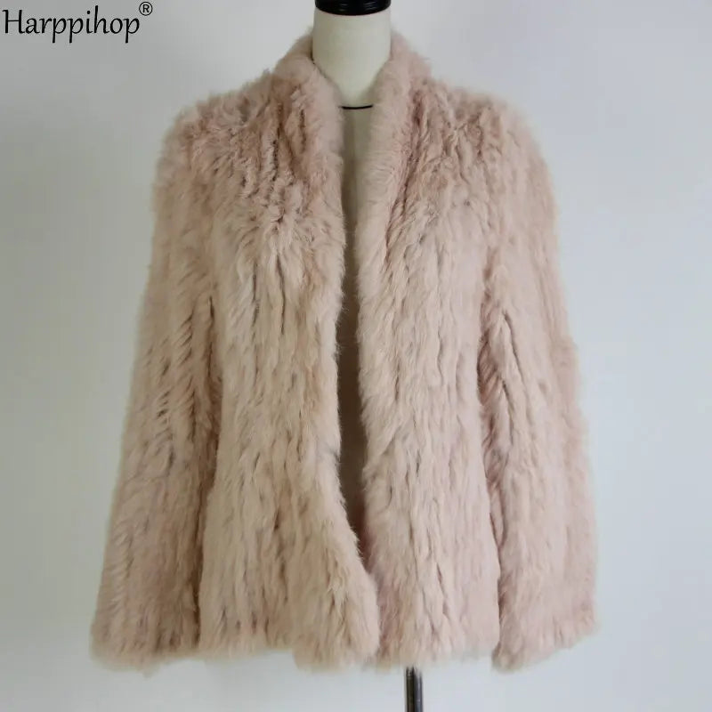 Casaco de Pele de Coelho Feminino Harpp - AlmaChic