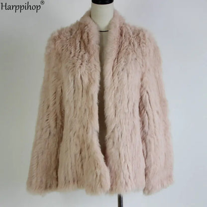 Casaco de Pele de Coelho Feminino Harpp - AlmaChic