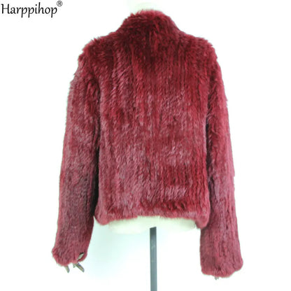 Casaco de Pele de Coelho Feminino Harpp - AlmaChic