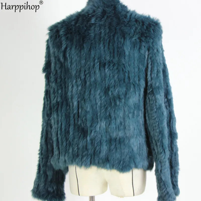 Casaco de Pele de Coelho Feminino Harpp - AlmaChic