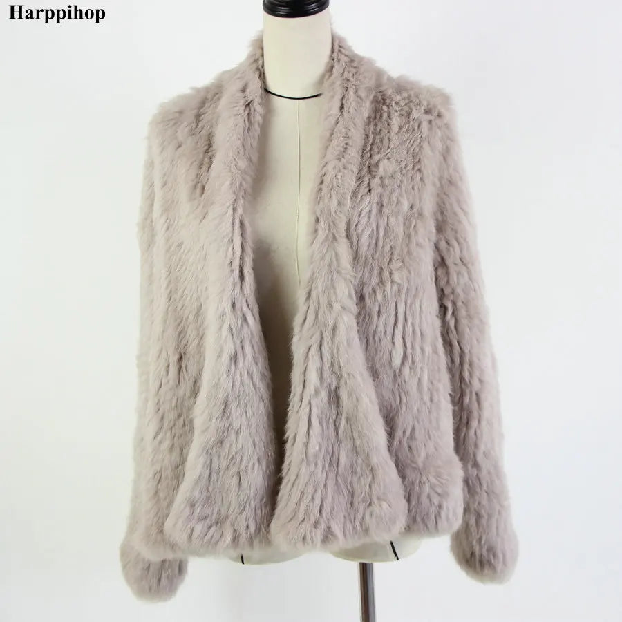 Casaco de Pele de Coelho Feminino Harpp - AlmaChic