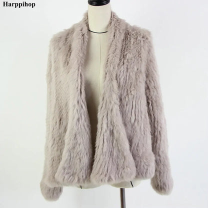 Casaco de Pele de Coelho Feminino Harpp - AlmaChic