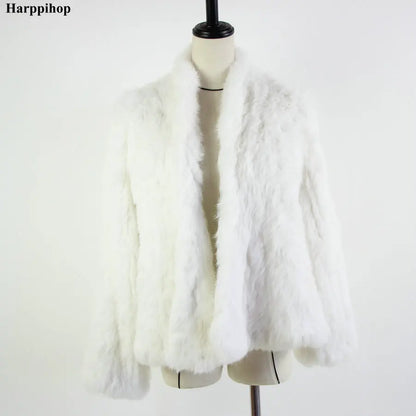 Casaco de Pele de Coelho Feminino Harpp - AlmaChic