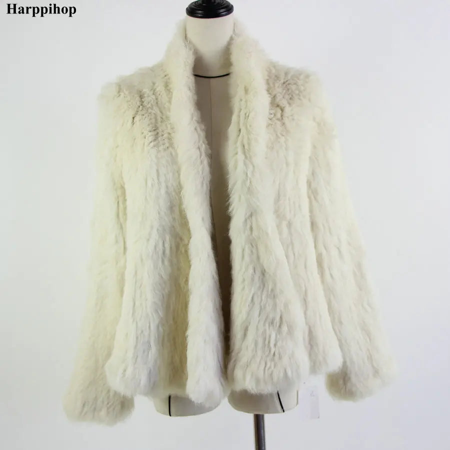 Casaco de Pele de Coelho Feminino Harpp - AlmaChic