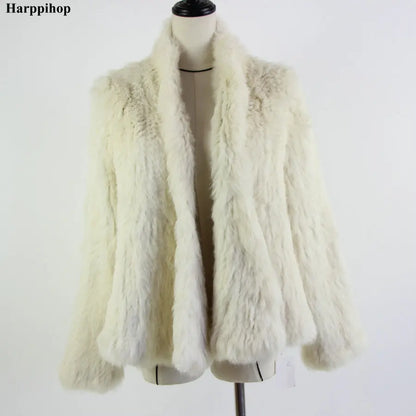 Casaco de Pele de Coelho Feminino Harpp - AlmaChic