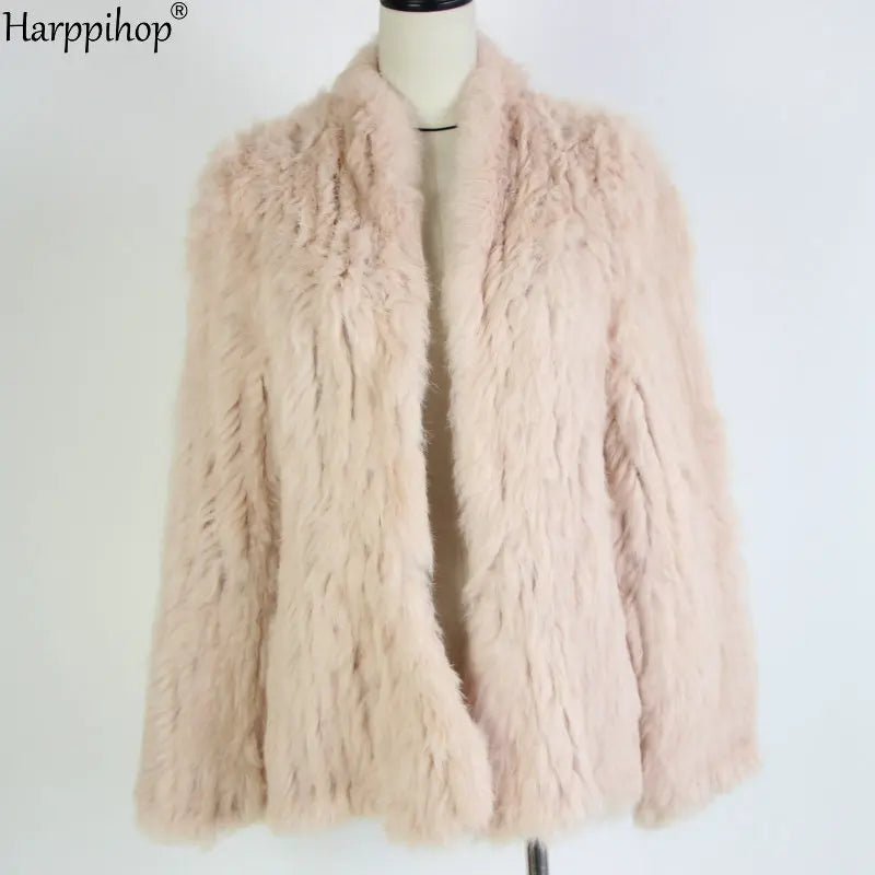 Casaco de Pele de Coelho Feminino Harpp - AlmaChic