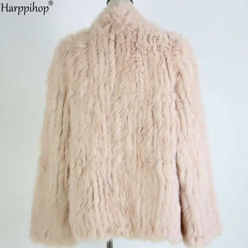 Casaco de Pele de Coelho Feminino Harpp - AlmaChic