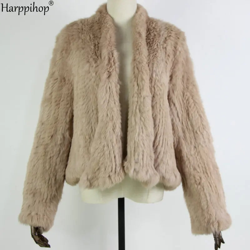 Casaco de Pele de Coelho Feminino Harpp - AlmaChic