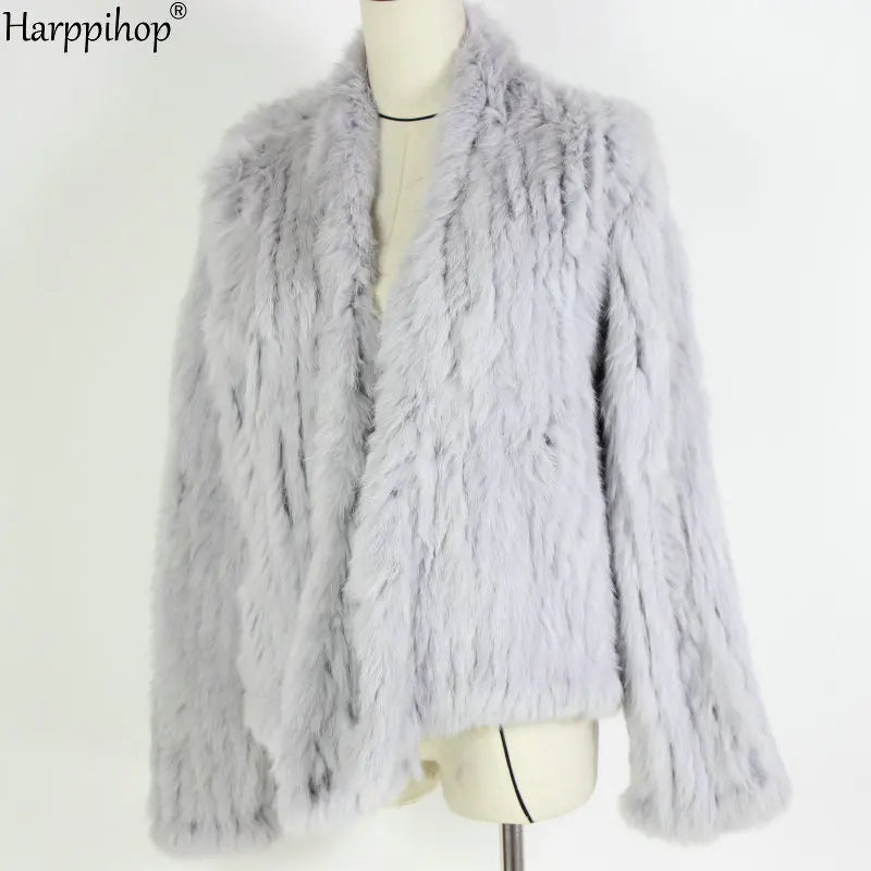 Casaco de Pele de Coelho Feminino Harpp - AlmaChic