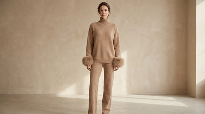 Conjunto Feminino Inverno Luxo Camille Fur