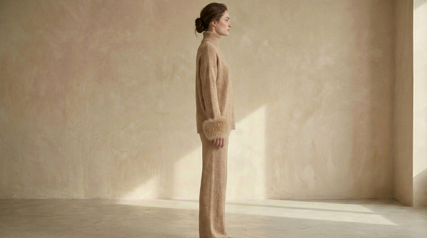 Conjunto Feminino Inverno Luxo Camille Fur