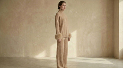 Conjunto Feminino Inverno Luxo Camille Fur