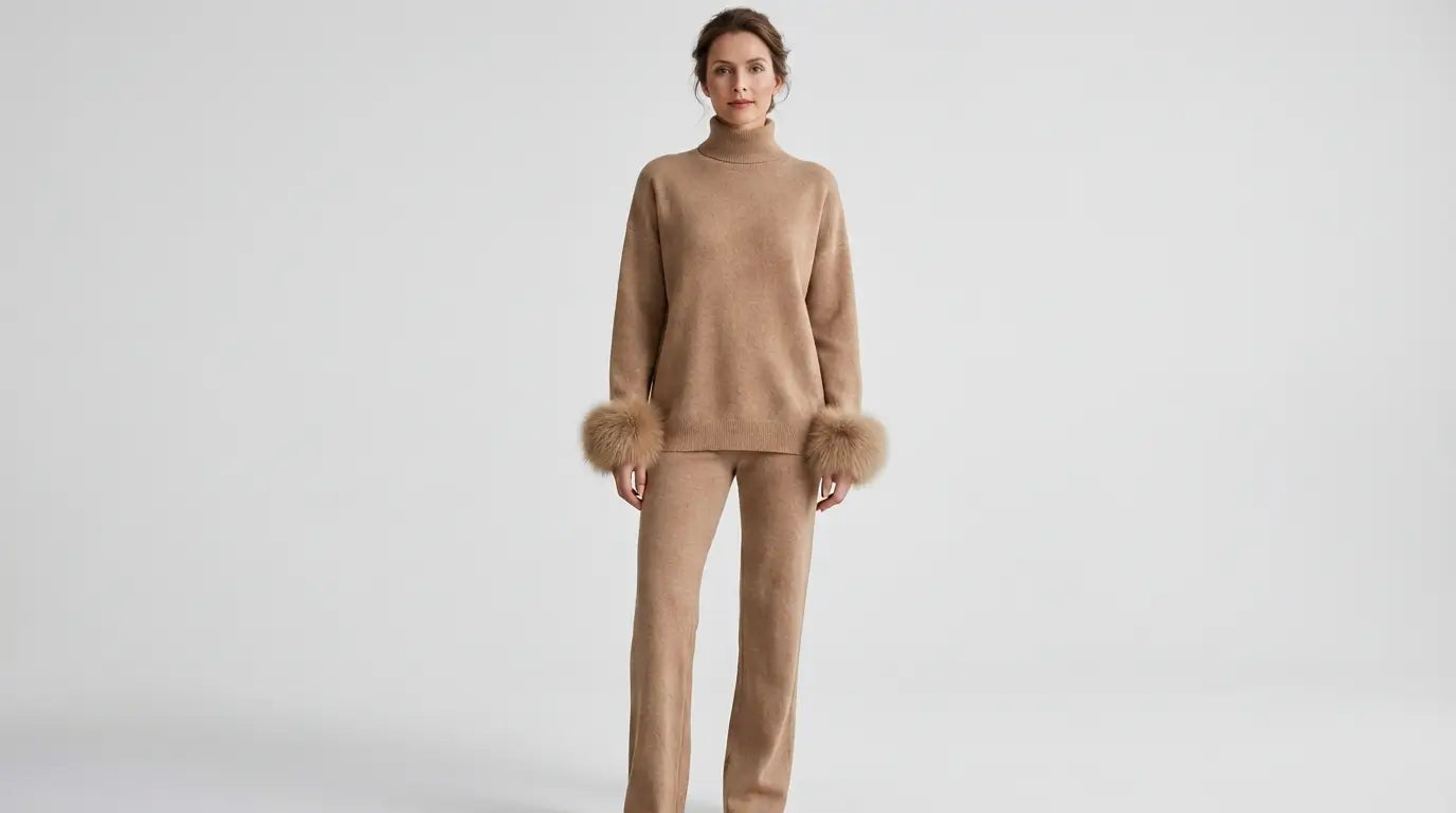 Conjunto Feminino Inverno Luxo Camille Fur