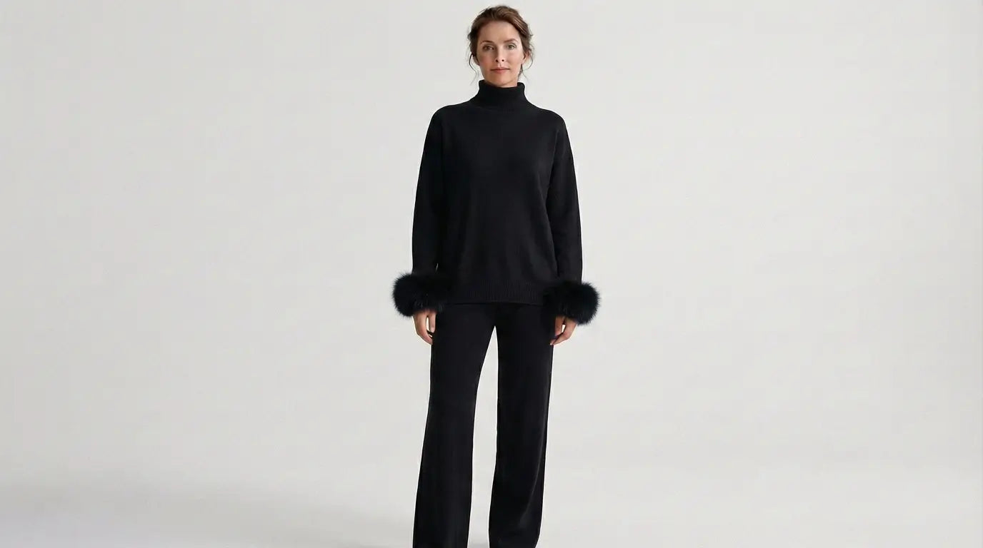 Conjunto Feminino Inverno Luxo Camille Fur