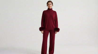 Conjunto Feminino Inverno Luxo Camille Fur