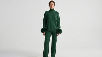 Conjunto Feminino Inverno Luxo Camille Fur