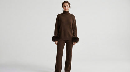 Conjunto Feminino Inverno Luxo Camille Fur