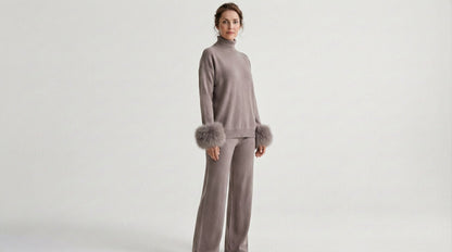 Conjunto Feminino Inverno Luxo Camille Fur