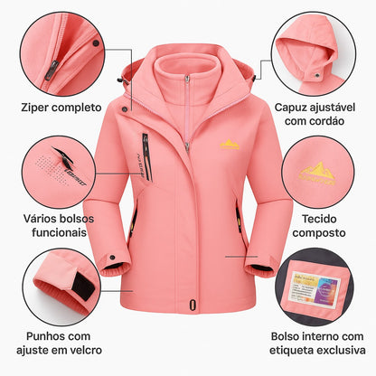 Jaqueta Prestige 3 em 1 - AlmaChic