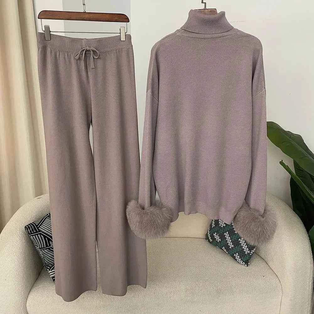 Conjunto Luxuoso de Inverno — Elegância Atemporal