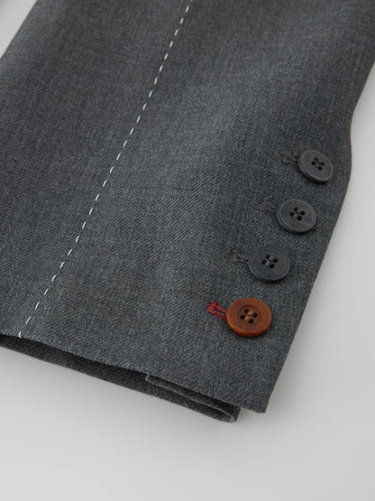 Fsle rosa cinza elegante estilo casual blazer jaqueta para mulher 2025 primavera novo design versátil streetwear chique outfits 25fs11224